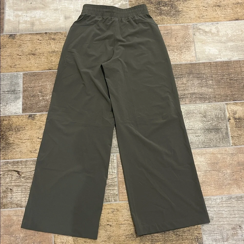 Lululemon Swift Mid Rise Wide Leg Pant Army Green Size 4 - Picture 6 of 7